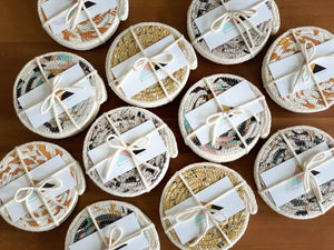 Set of 4 - Handmade Coasters