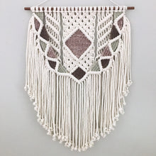 Load image into Gallery viewer, Macrame Wall Hanging + Weaving
